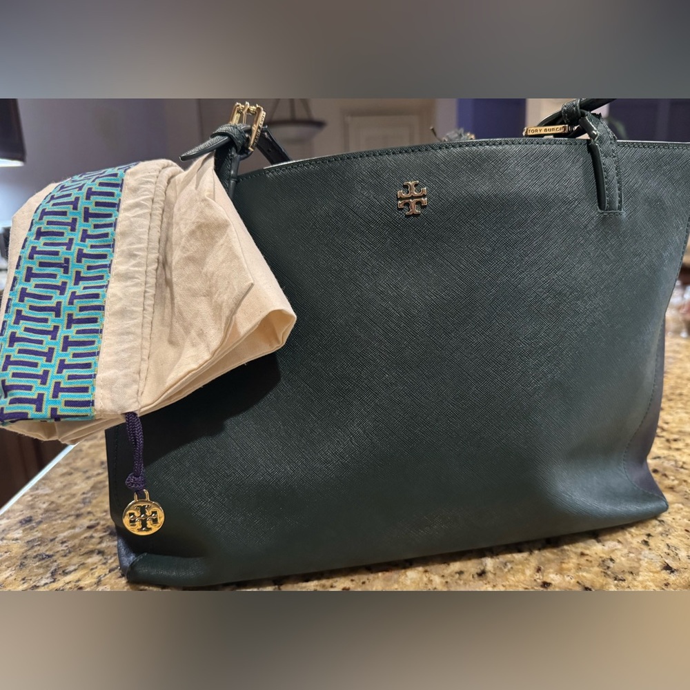 Tory Burch York Buckle laptop tote purse bag RARE color! - Picture 14 of 16